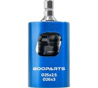 BOOPARTS - Douille Calibreur Ébavureur Ø26 mm | Compatible Ø25x2,5 et Ø26x3 | Pour Poignée à Cliquet et Visseuse | Embout Hexagonal 1/4" pour Tubes Multicouches, PER et PEX