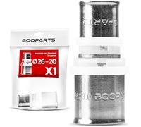 BOOPARTS - Raccord Droit Réduit à Sertir Ø26-20 mm | Manchon Multicouche Profil TH pour Tubes PER, PEX et Multicouche | Plomberie, Chauffage et Sanitaire