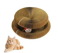 Boopz Ball for Cats, Flexible Cat Scratcher, Cat Scratcher Cardboard with Bell-Ball, Indoor Interactive Scratch Pad Kitten Toy (C#1-1 PCS)