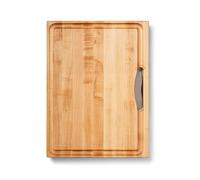 Boos Block Planche à Découper avec Égouttoir - Planche Erable d'Amérique du Nord - Billot De Cuisine - Planche a Decouper Professionnelle - 38,1 x 35,6 x 5,7 cm