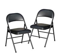 BOOSDEN Lot de 2 Chaises Pliantes,rembourrée,