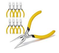 BOOSDEN Pince Bec Long 13cm Lot 10 Mini Précision Coupe-Côté Ergonomique