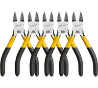 BOOSDEN Pince Coupante de Précision 12,7 cm - Lot de 5 Outils à Ressort Diagonale pour la Fabrication de Bijoux