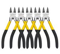 BOOSDEN Pince Coupante, Pince-coupante Diagonale, 5 paquets,152mm, Pinca coupantes à ressort, pour l'artisanat, la bijouterie et les fleurs