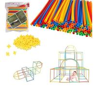 Boosns La forteresse Kit de Construction Circulaire Blocs De Construction Plastique Jeu De Construction De Connecteur De Jouet éducatif (400)