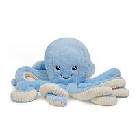 Boosns Pieuvre en Peluche Idéale comme Cadeau Animaux Marins en Peluche Mignons (Bleu, 60cm)