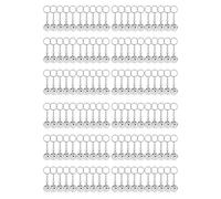 Booso 120 Pièces Mini Boule Disco Porte-Clés Années 70 Disco Favors Boule à Facettes Porte-Clés Ensemble de Porte-Clés pour Décorations de Fête à Thème Disco