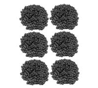 Booso 1200 PCS 5mm Brun Fonce Couleur Silicone Double Micro-Anneaux Perles pour I Bond Stick Pointe Plume Extension de Cheveux