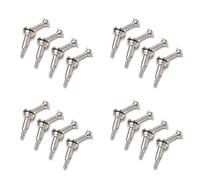 Booso 16 PièCes 2Mm Transmission d'arbre de Joint Universel en MéTal CVD ÉTendu pour K969 K979 K989 P929 1/28 PièCes de Mise à Niveau de Voiture RC
