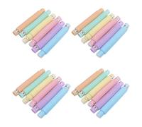 Booso 2.9cm Tube Électroluminescent Décompression Tube Télescopique Électroluminescent LED Tube pour Tuyau d'eau Boîte de Couleur 24 Pièces