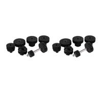 Booso 2 Ensemble D'Engrenages en MéTal avec Moteur 370 pour BoîTe de Vitesse de Changement de Vitesse pour B1 B24 B16 B36 C24 1/16 4WD 6WD Rc Voiture, B