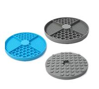 Booso 2 Tapis de Léchage en Silicone pour Animaux de Compagnie, Mangeoire Lente pour Chat avec Ventouse, Coussin d'alimentation Lente, Coussin de Léchage pour Chien