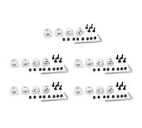 Booso 20 PièCes 5Mm à 12Mm Adaptateur Hexagonal de Moyeu de Roue de Combinaison MéTallique pour D12 C14 C24 C34 MN D90 D91 MN99S PièCes de Mise à Niveau de Voiture RC,