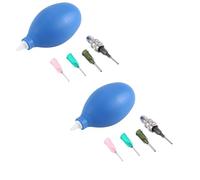 Booso 2X Fournitures D'Outils de Poterie, Applicateur de PréCision en CéRamique, Ensemble de 3 Onces (Bleu)
