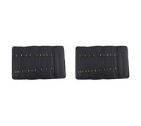 Booso 2X Sac de Chef Professionnel pour Couverts - Sac à Couteaux pour Pouvant Contenir Jusqu'à 22 Couteaux Sac de Rangement Noir pour Chef