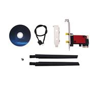 Booso 3000Mbps WiFi 6 AX200 PCIE Adaptateur Sans Bluetooth 5.2 Réseau WiFi Carte Double Bande 2.4G 5Ghz 802.11AX Win 10 11