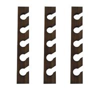 Booso 3X Cintre en Bois pour Casquette de Baseball, Décoration D'Intérieur, Organisateur en Bois Peu Encombrant avec Étagère D'Affichage, Couleur Imitation Noyer