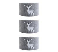 Booso 3X Support d'arbre Collier de Sapin de NoëL Jupe Tapis Couvre-Pieds d'arbre pour la Décoration sous Les de NoëL Collier de Sapin de NoëL