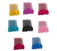 Booso 400 PièCes SéRies Brosse à Cils Jetables Mascara pour Extension de Cils Sourcils et Pinceaux de Maquillage