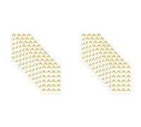 Booso 480 Pièces Coins Photo pour Scrapbooking, Autocollants de Coin Photo Dorés, Coins de Photo Autocollants, Doré