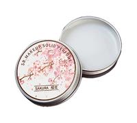 Booso 5 Pcs Femmes Parfum Solide Baume Solide Portable Parfums Longue DuréE EléGant Parfums Solides FéMinins (Fleurs de Cerisier)