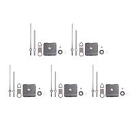 Booso 5Ensemble 28Mm Long Arbre Quartz Horloge Mouvement MéCanisme Horloge Kit de RéParation Horloge MéCanisme Remplacement Bricolage Moteur Horloge Accessoires