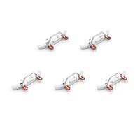 Booso 5X Pare-Chocs en Métal pour C14 C24 C24-1 1/16 Voiture TéléCommande Camion et Chenille Pièces de Mise à Niveau Accessoires, Argent