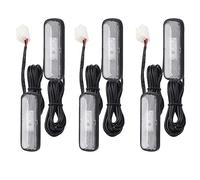 Booso 6 Pièces Séries Voiture Lumière LED Atmosphère Intérieure Lumière Décoration Lampe Pied Lumière pour 10Th 2018-2020 Bleu
