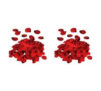 Booso 6000 PièCes SéRies Fleur Rouge Artificielle PéTales de Rose pour AlléE de Mariage, Cotillons et Table, Vase, DéCoration de
