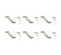 Booso 6X Mise à Niveau de l'arbre D'EntraîNement CVD en MéTal pour 1/10 D12 1/16 C14 C24 C34 B14 B24 B16 B36 RC Accessoires de PièCes de Voiture