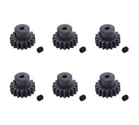 Booso 6X PièCes de Rechange D'Engrenage de Moteur en MéTal 17T PièCes de Pignon pour A959 A979 A969 A949-24 Rc PièCes de Rechange de Voiture