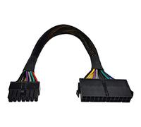 Booso Adaptateur Secteur Principal ATX PSU 24 Broches à 14 Broches Câble Gainé Tressé pour pour PC et Serveurs 12 Pouces (30 Cm)