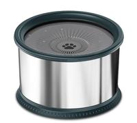 Booso Bol d'eau pour Chien de 6,5 L, Très Grande Capacité de 1,6 Gallons, Bol d'eau pour Chien sans Déversement, Distributeur d'eau Anti-Déversement en Acier Inoxydable, Installation Facile (B)