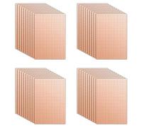 Booso Carreaux de MosaïQue Miroirs Auto-Adhésifs, 40 Feuilles de Carreaux de Verre 5X5Mm Miroirs en Verre Carreaux de MosaïQue Autocollant (Or Rose)