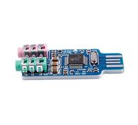 Booso Carte son USB Cm108 - Adaptateur Audio USB - Puce bleue