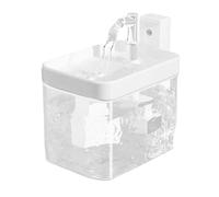 Booso Distributeur Automatique d'eau Potable à Circulation sans, sur Induction, Non Branché 1,5 L, Grand Distributeur d'eau pour Animaux de Compagnie.
