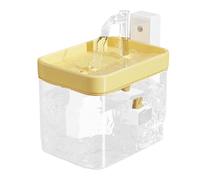 Booso Distributeur d'eau Potable à Circulation Automatique Non Branché, à Induction sans, Grande à Eau pour Animaux de Compagnie de 1,5 L