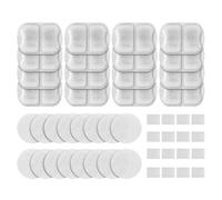 Booso Filtres de Rechange pour à Eau pour Chat, pour à Eau en Acier Inoxydable de 7 L/230 Oz/1,8 G et Éponges, Ensemble de 16.