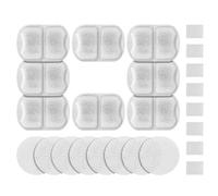 Booso Filtres de Remplacement pour à Eau pour Chat - pour d'eau en Acier Inoxydable de 7L/230oz/1.8G - 8 Ensembles de Filtres et Éponges