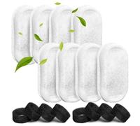 Booso Filtres pour , filtres de rechange pour animaux domestiques en acier inoxydable de 3,2 L/108 oz (2 L/ 67 oz), pour chiens facile à installer