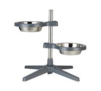 Booso Gamelles pour Chien Réglables en Hauteur, Antidérapantes, Surélevées, pour Animaux de Compagnie et, Gamelles Antidérapantes pour Chiots avec Support, Grandes