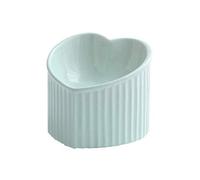Booso Gamelles surélevées en céramique pour chat - Gamelles inclinées pour nourriture ou - Sans stress - Prévention du refoulement - Passe au lave-vaisselle et au micro-ondes - 14 x 14 x 12 cm A