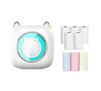 Booso Imprimante photo portable intelligente pour questions mal avec kit papier thermique + papier coloré