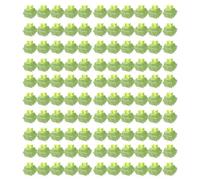 Booso Lot de 110 interrupteurs V3 lubrifiés silencieux pour claviers mécaniques, linéaires, tactiles 5 broches remplaçables à chaud PA66, tige pré-lubrifiée vert citron