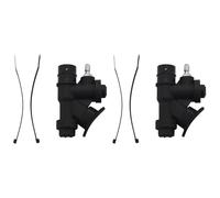 Booso Lot de 2 gonfleurs électriques Bcd universels avec embout buccal à angle de 45 degrés pour valve de sécurité standard 1 tuyau de type K