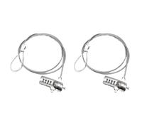 Booso Lot de 2 verrous à mot de passe pour ordinateur portable - Antivol - Pour Internet et café