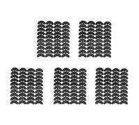 Booso Lot de 200 paires de coussinets en caoutchouc pour réparation de chaussures - Taille : 56 x 24 x 3,1 mm