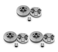 Booso Lot de 3 roulements à aiguilles pour tronçonneuse chinoise 2500 25 CC