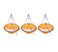 Booso Lot de 3 voiles anti-vent de 106,7 cm pour kayak, canoë, installation facile et déploiement rapide, compact et portable
