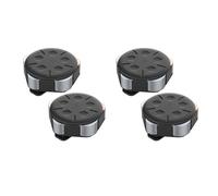 Booso Lot de 4 Distributeurs de PièCes - ÉTui à Monnaie Portable avec Clip, Porte-Monnaie Porte-Monnaie Minimaliste (Lot de 4, Noir)